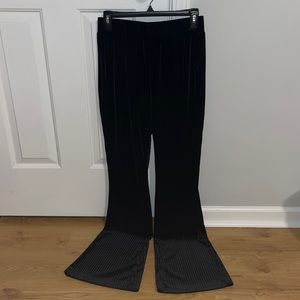 SHEIN Ribbed Flare Pants